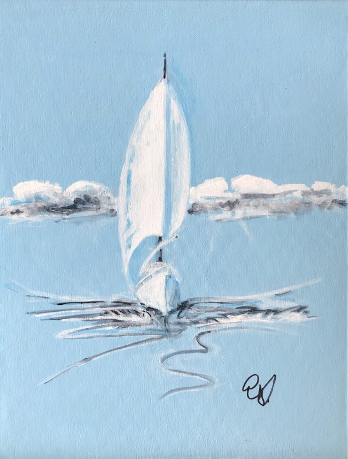 Stylized Sail Boat #2 (Gifted)